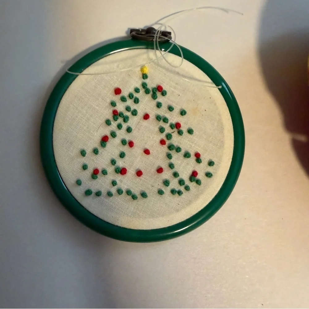 Vintage Christmas tree ornaments